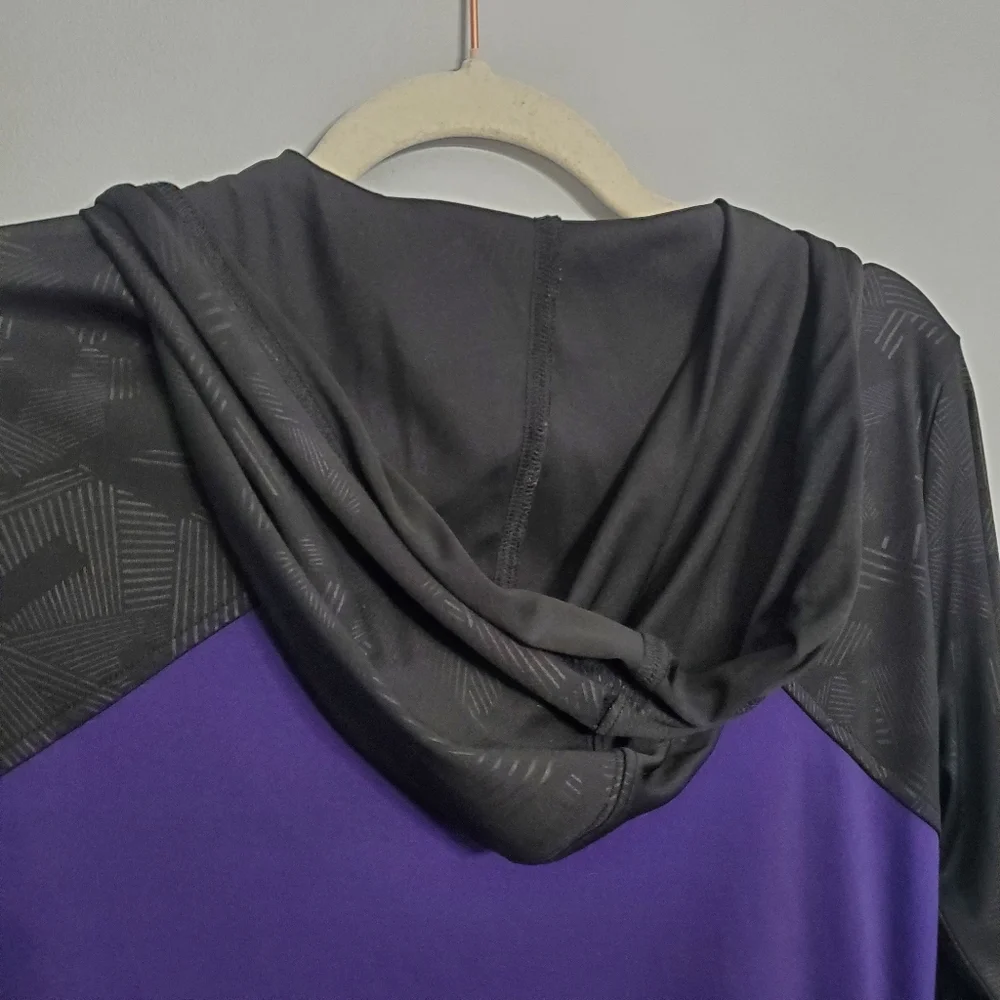 Fanatics Woman's Purple & Black Baltimore Ravens Zip-Up Hoodie Sz M Activewear - Picture 7 of 15